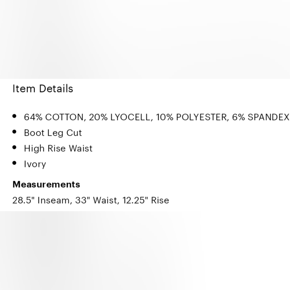 WHBM white jeans - Picture 4 of 4